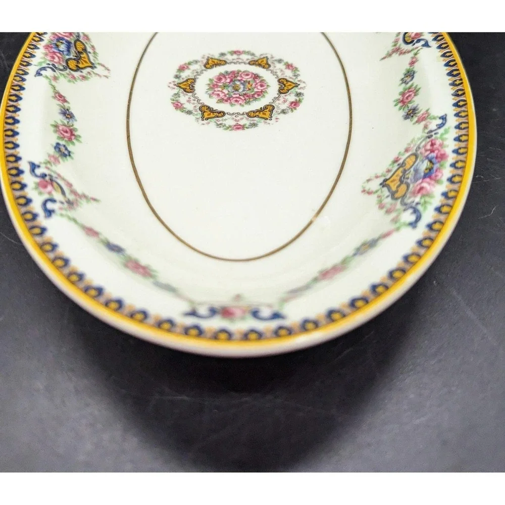 Vintage Oval Relish Dish Platter Theodore Haviland Limoges France Dora 8.75